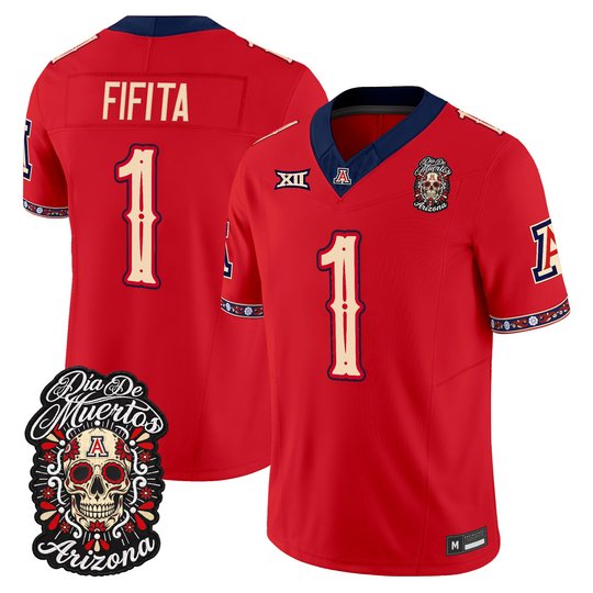 Men's Arizona Wildcats Día de los Muertos Vapor Limited Jersey - All Stitched