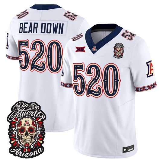 Men's Arizona Wildcats Día de los Muertos Vapor Limited Jersey - All Stitched