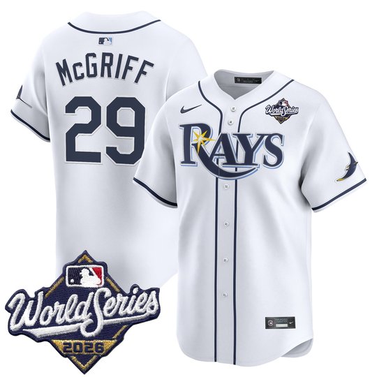 Men's Tampa Bay Rays 2026 World Series Vapor Premier Limited Jersey V2 - All Stitched