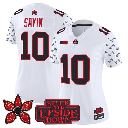 Women's Ohio State Buckeyes 'Stranger Things Edition' Vapor Limited Jersey - All Stitched