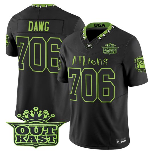 Outkast x Georgia Bulldogs Vapor Limited Jersey V2 - All stitched