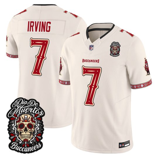 Men's Tampa Bay Buccaneers Día de los Muertos Vapor Limited Jersey - All Stitched