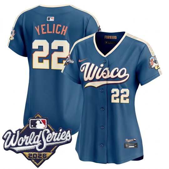 Women's Milwaukee Brewers 2026 World Series Vapor Premier Limited Jersey - All Stitched