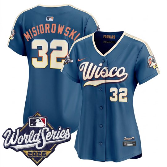 Women's Milwaukee Brewers 2026 World Series Vapor Premier Limited Jersey - All Stitched