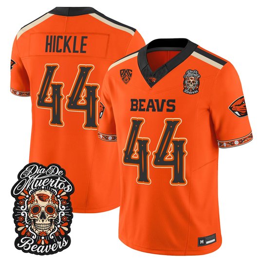 Men's Oregon State Beavers Día de los Muertos Vapor Limited Jersey - All Stitched