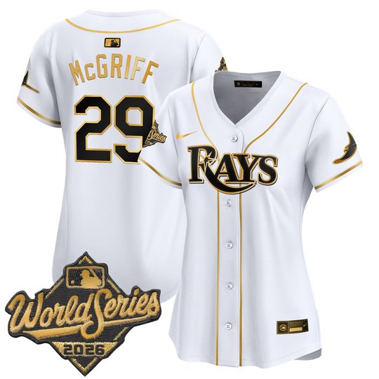 Women's Tampa Bay Rays 2026 World Series Vapor Premier Limited Jersey - All Stitched