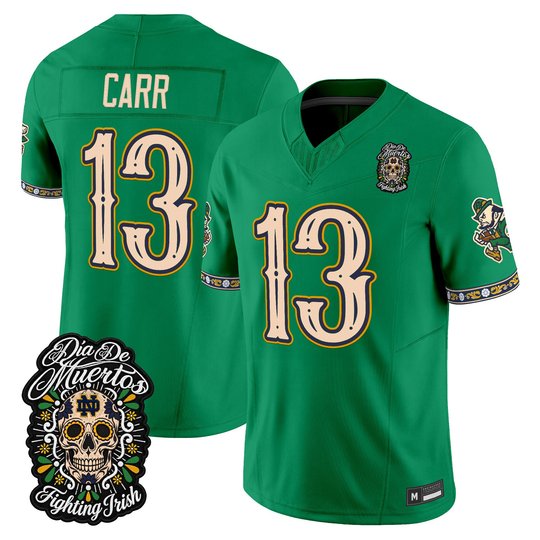Men's Notre Dame Fighting Irish Día de los Muertos Vapor Limited Jersey - All Stitched