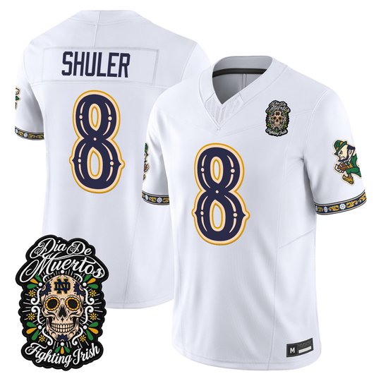 Men's Notre Dame Fighting Irish Día de los Muertos Vapor Limited Jersey - All Stitched