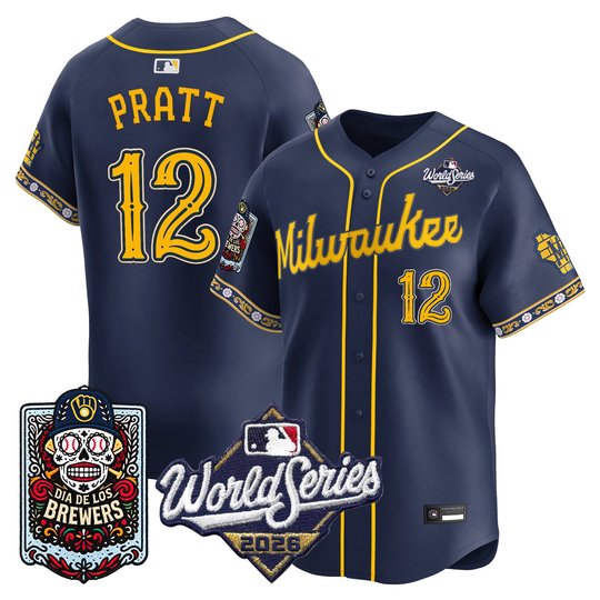 Men's Milwaukee Brewers Día de los Muertos Vapor Premier Limited Jersey - 2026 World Series - Stitched