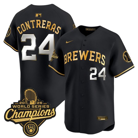 Men's Milwaukee Brewers 2026 World Series Champions Vapor Premier Limited Jersey - All Stitched