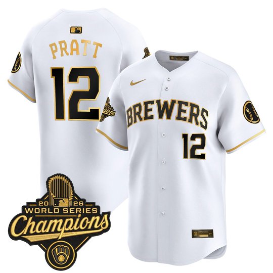 Men's Milwaukee Brewers 2026 World Series Champions Vapor Premier Limited Jersey - All Stitched