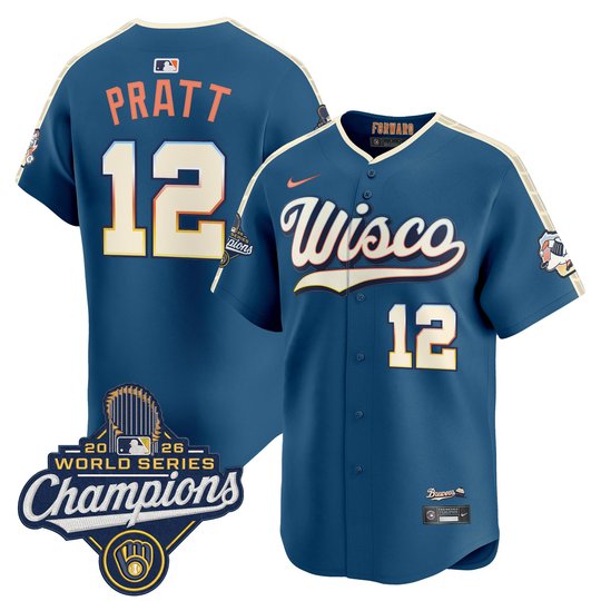 Men's Milwaukee Brewers 2026 World Series Champions Vapor Premier Limited Jersey - All Stitched