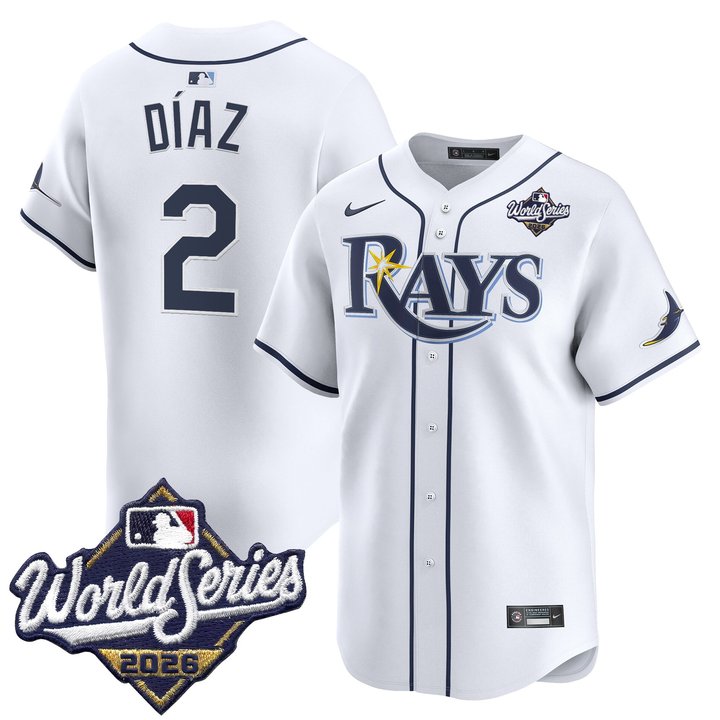 Men's Tampa Bay Rays 2026 World Series Vapor Premier Limited Jersey V2 - All Stitched