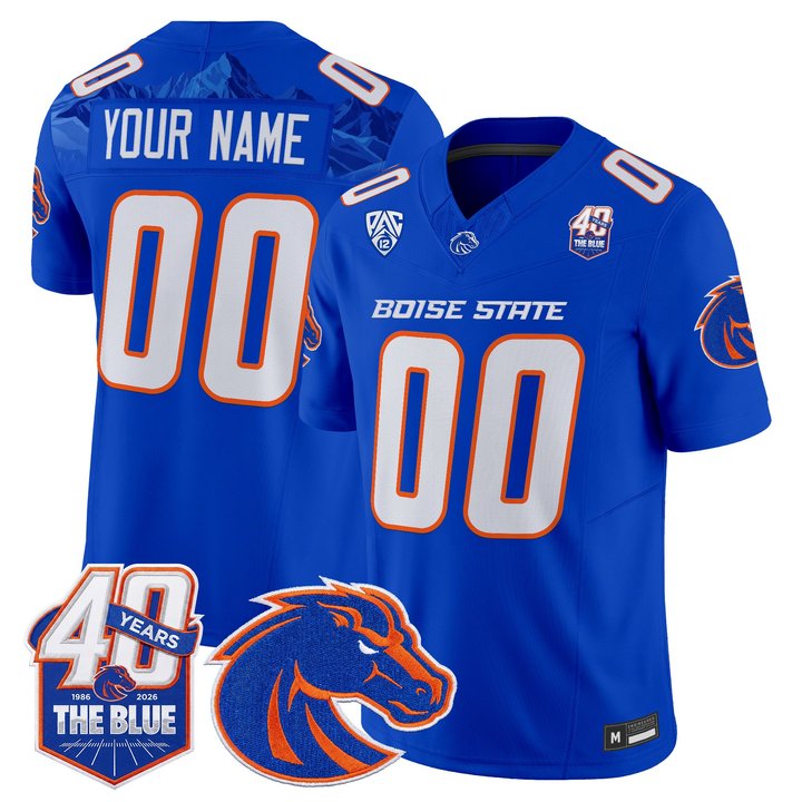 Boise State Broncos Special Edition Vapor Limited Custom Jersey - Stitched
