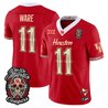 Men's Houston Cougars Día de los Muertos Vapor Limited Jersey - All Stitched