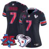 Women's Houston Texans 2026 "Rivalries" Vapor Limited Jersey - 25th Year Anniversary Patch - All Stitched