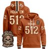 Men's Texas Longhorns Día de los Muertos Premium Pullover Hoodie - All Stitched