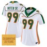 Women's Miami Hurricanes 2001 Throwback Vapor Limited Jersey - All Stitched