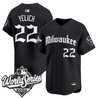 Men's Milwaukee Brewers 2026 World Series Vapor Premier Limited Jersey - Gothic Edition - All Stitched