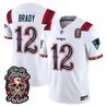 Men's New England Patriots Día de los Muertos Vapor Limited Jersey - All Stitched