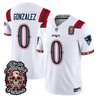 Men's New England Patriots Día de los Muertos Vapor Limited Jersey - All Stitched