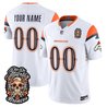 Denver Broncos Día de los Muertos Vapor Limited Custom Jersey - All Stitched