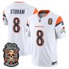 Men's Denver Broncos Día de los Muertos Vapor Limited Jersey - All Stitched