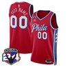 Philadelphia 76ers Custom Swingman Jersey - 24th Season Patch - All Stitched