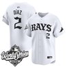 Men's Tampa Bay Rays 2026 World Series Vapor Premier Limited Jersey - Old English Edition - All Stitched