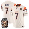 Men's Denver Broncos Día de los Muertos Vapor Limited Jersey - All Stitched