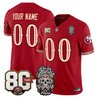 San Francisco 49ers Día de los Muertos Vapor Limited Custom Jersey - 80th Anniversary Patch - All Stitched