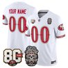 San Francisco 49ers Día de los Muertos Vapor Limited Custom Jersey - 80th Anniversary Patch - All Stitched