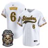 Men's Pittsburgh Steelers Día de los Muertos Vapor Limited Baseball Jersey - All Stitched