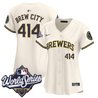 Women's Milwaukee Brewers 2026 World Series Vapor Premier Limited Jersey - All Stitched