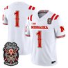Men's Nebraska Cornhuskers Día de los Muertos Vapor Limited Jersey - All Stitched