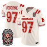 Men's Nebraska Cornhuskers Día de los Muertos Vapor Limited Jersey - All Stitched