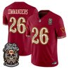 Men's Washington Commanders Día de los Muertos Vapor Limited Jersey - All Stitched