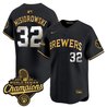 Men's Milwaukee Brewers 2026 World Series Champions Vapor Premier Limited Jersey - All Stitched