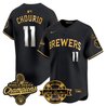 Men's Milwaukee Brewers 2026 World Series Champions Vapor Premier Limited Jersey - Bob Uecker Patch - All Stitched