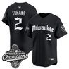 Men's Milwaukee Brewers 2026 World Series Champions Vapor Premier Limited Jersey - Gothic Edition - All Stitched
