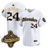 Men's Milwaukee Brewers 2026 World Series Champions Vapor Premier Limited Jersey - Gothic Edition - All Stitched