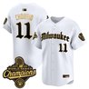 Men's Milwaukee Brewers 2026 World Series Champions Vapor Premier Limited Jersey - Gothic Edition - All Stitched