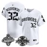 Men's Milwaukee Brewers 2026 World Series Champions Vapor Premier Limited Jersey - Old English Edition - All Stitched