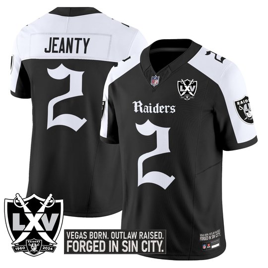 Men's Las Vegas Raiders 'Gothic Sin City Shadows Edition' Vapor Limited Jersey - All Stitched