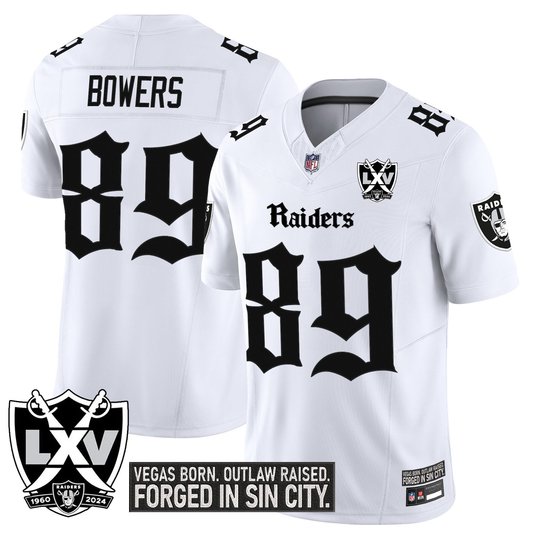 Men's Las Vegas Raiders 'Gothic Sin City Shadows Edition' Vapor Limited Jersey - All Stitched
