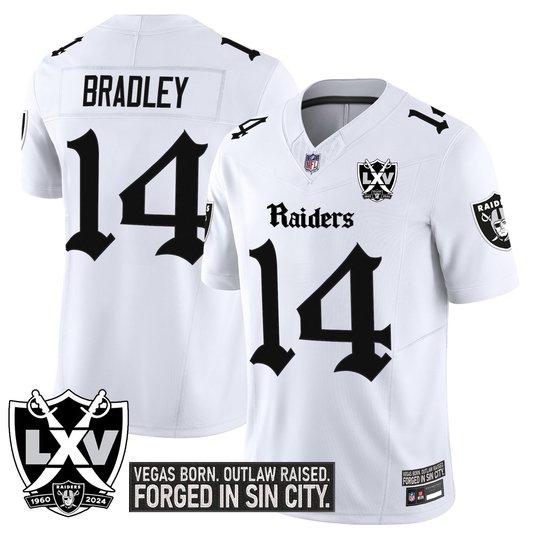 Men's Las Vegas Raiders 'Gothic Sin City Shadows Edition' Vapor Limited Jersey - All Stitched