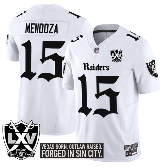 Men's Las Vegas Raiders 'Gothic Sin City Shadows Edition' Vapor Limited Jersey - All Stitched