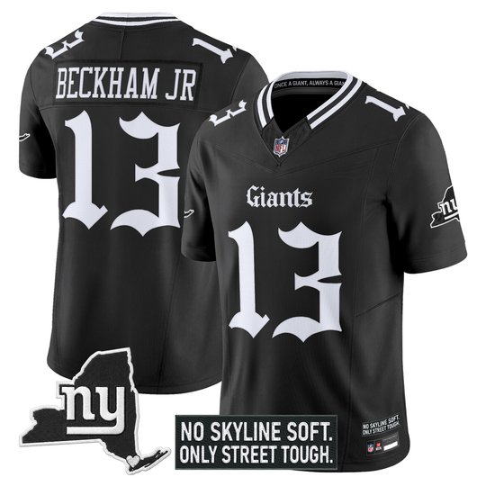 Men's New York Giants 'Gothic Gotham Edition' Vapor Limited Jersey - All Stitched