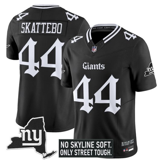 Men's New York Giants 'Gothic Gotham Edition' Vapor Limited Jersey - All Stitched
