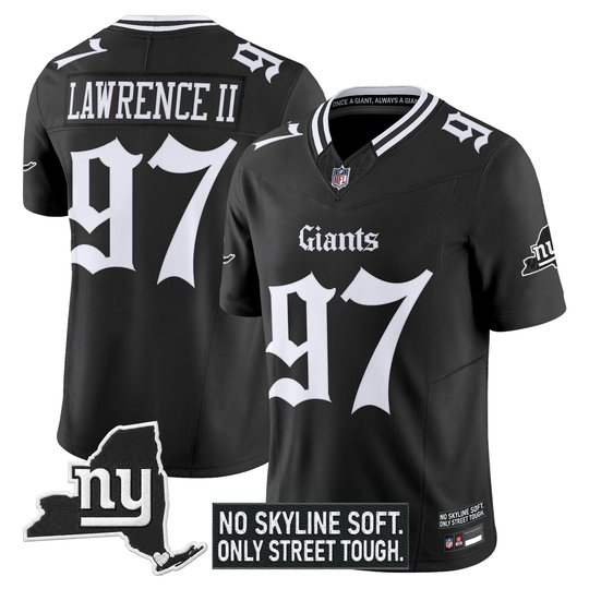 Men's New York Giants 'Gothic Gotham Edition' Vapor Limited Jersey - All Stitched